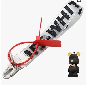 Off white key chain
